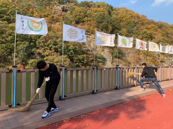 대전문화재단 사회공헌활동 진행 모습