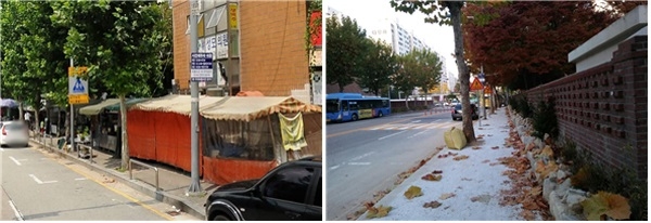 공사전, 후 모습