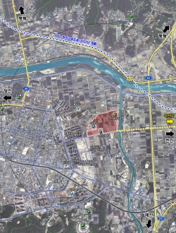 모종2지구 도시개발사업 위치도