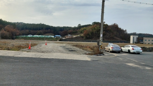 청양군, 학당․화성농공단지 완전 분양-미분양 상태 학당농공단지.