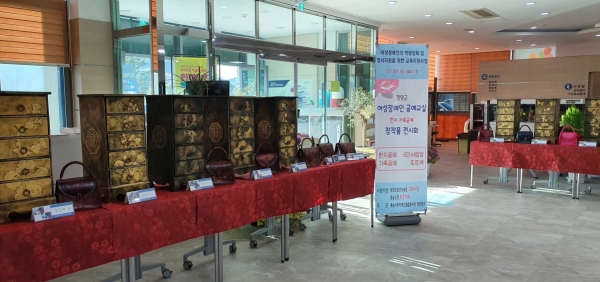 서부장애인복지관 장애여성 공예가 창작품 전시