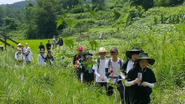 청소년 자기포상제 프로그램 진행 모습