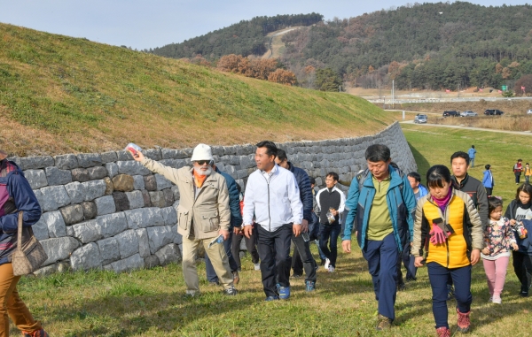 제2회 부여 나성 걷기 행사 장면