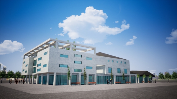 예산군 다목적체육문화시설 1100년기념관 조감도