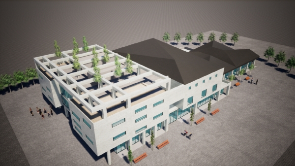 예산군 다목적체육문화시설 1100년기념관 조감도