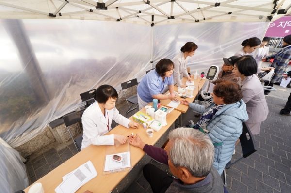 대전선병원 간호국, 지역주민 위한 건강지킴이 봉사활동 실시
