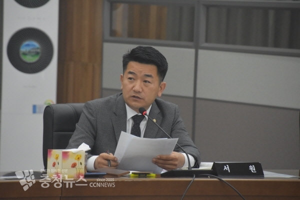 서원 논산시의원 행정사무감사 질의