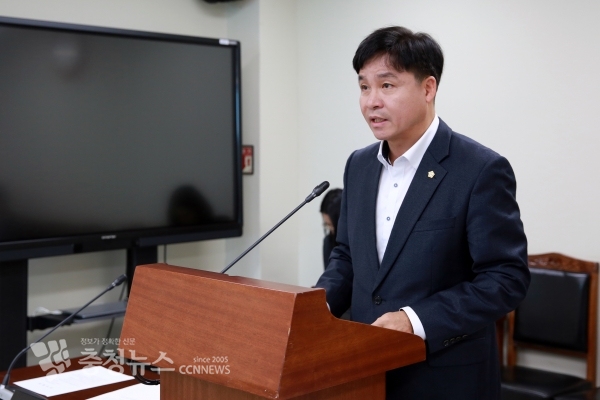 황재만위원이 조례취지를 설명하고 있다. / 충청뉴스 최형순 기자