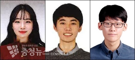 왼쪽부터 류다예 씨, 박성수 씨, 최정담 학생