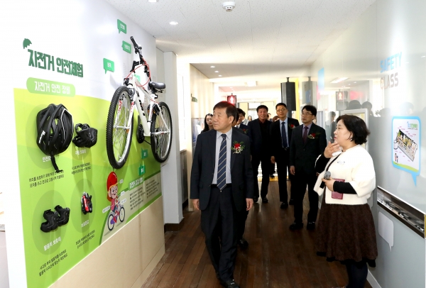 둔산초 안전체험관 개관 모습