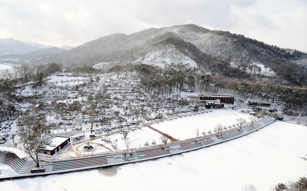 뿌리공원 설경