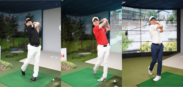 ‘2019 삼성증권 GTOUR 챔피언십 대회’ 주요 선수 – (좌측부터) 순범준, 최민욱, 민덕기