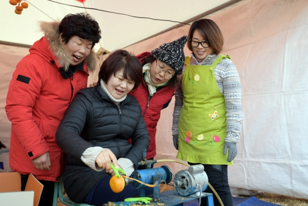 지난해 곶감축제 장면