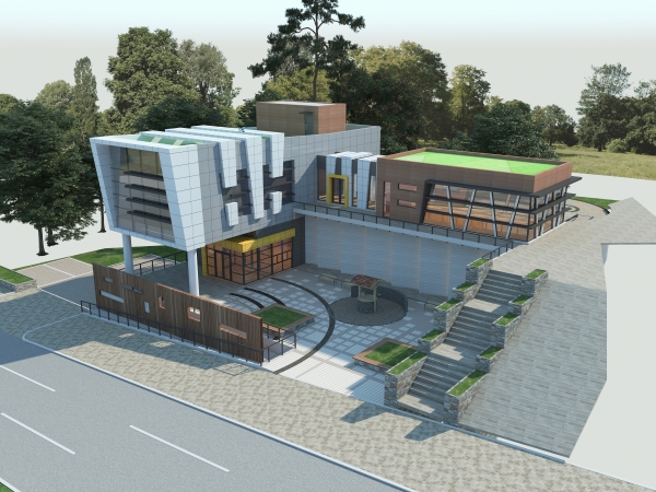 한훈기념관 조감도