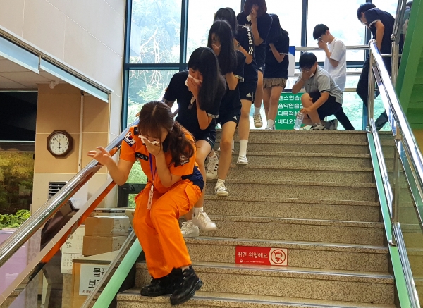 방과후 아카데미_소방안전교육 실시 모습