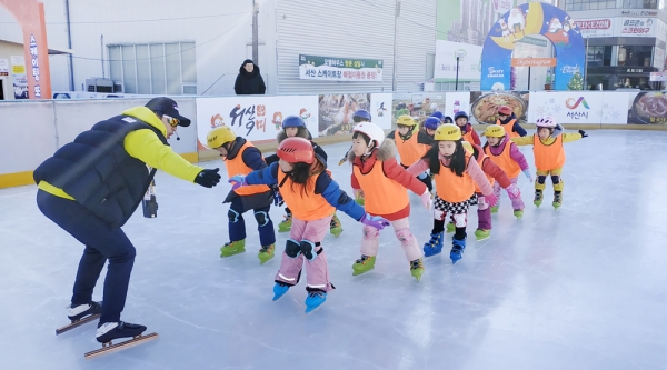 2019년 야외스케이트장 운영 모습