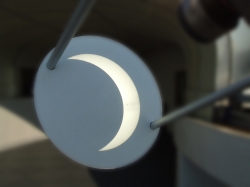 2012년 부분일식 투영 사진