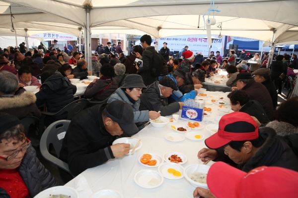 서천특화시장, 제3회 사랑의 떡국 나눔 잔치 개최