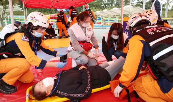 지난 10월에 열린 ‘2019 재난대응 안전한국훈련’ 모습.