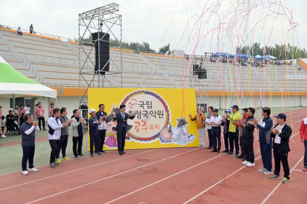 국립충청국악원 퍼즐 퍼포먼스 지료 사진.