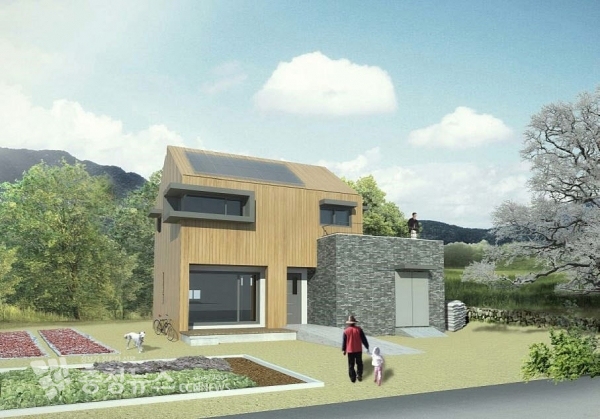 농촌주택표준설계자료 목조주택 106.40㎡ 투시도