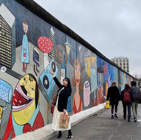 베를린 장벽 앞