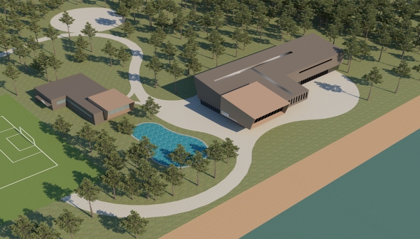 해양치유시범센터 조감도