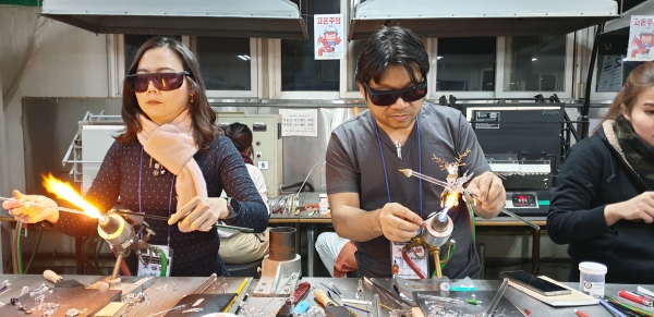 국제최고위유리예술교육과정_램프워킹 실습