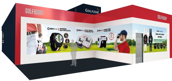 오는 21일 미국 올랜도에서 열리는 ‘2020 PGA 머천다이즈 쇼’에 참가하는 골프존데카의 부스 이미지
