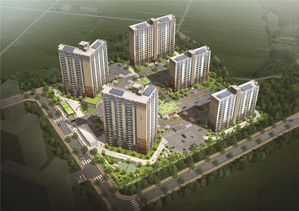 내포신도시 예산지역 LH 영구임대 아파트 조감도