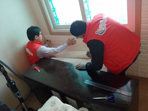 대전의 자원봉사단, 보훈가족의 따뜻한 겨울나기 봉사활동 실시