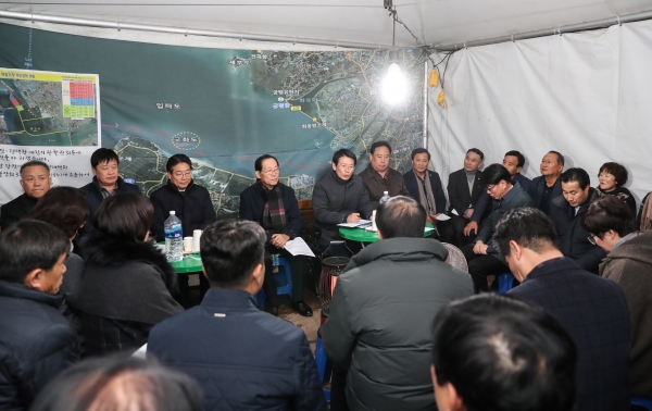 당진땅수호 범시민대책위 촛불집회