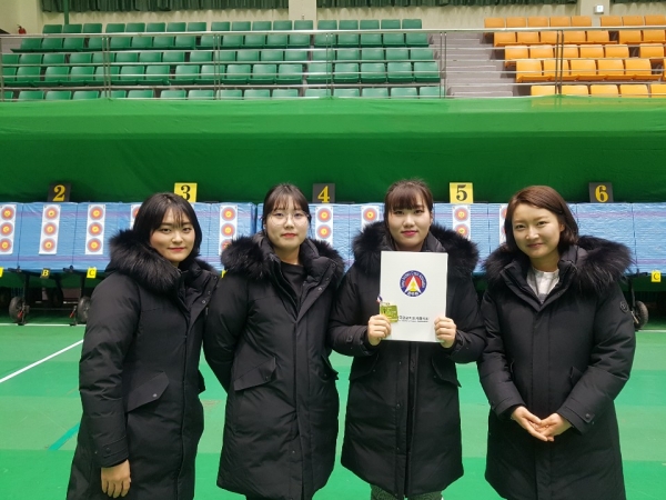 홍성군청 양궁팀 전국실내양궁대회 개인종합 1위 단체전 3위