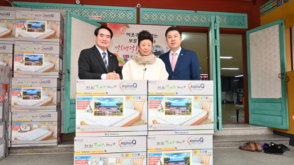 서명석 중구의회 의장, 형진 주지스님, 김연수 중구의회 부의장