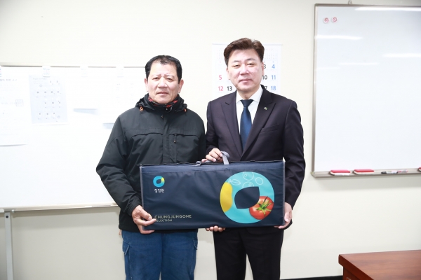 구만섭 천안시장 권한대행 환경미화원 격려