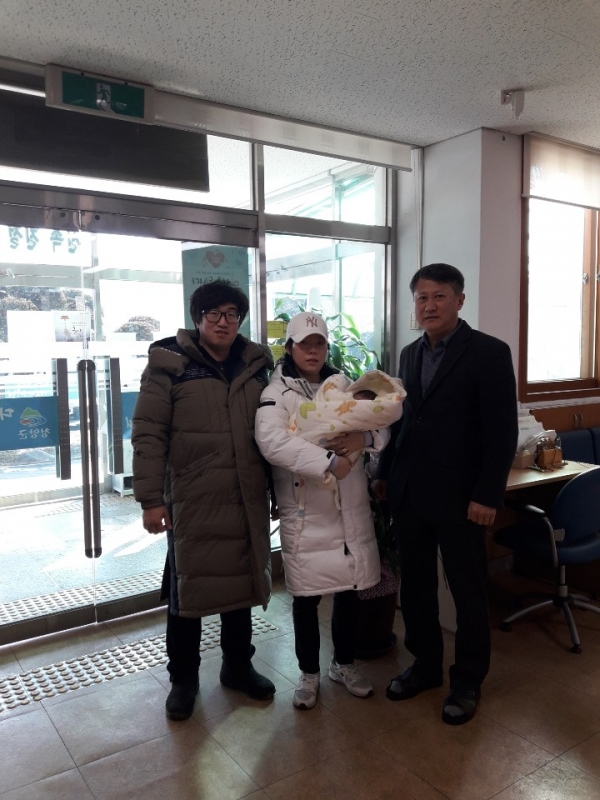 청양군 운곡면 광암리 여섯째 아이 출생신고 화제