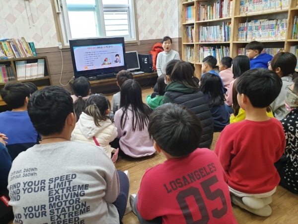 겨울방학 건강가꾸기 프로그램 운영 모습