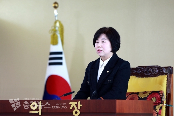 김영애 아산시의회 의장 / 충청뉴스 최형순 기자