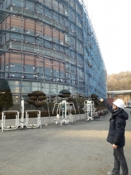 천안쌍용고 공사현장 사진