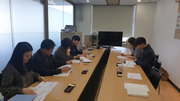 11일 한국노인인력개발원 중부지역본부에서 교육청, 대전시청, 한국노인인력개발원 업무담당자 간 실무협의회