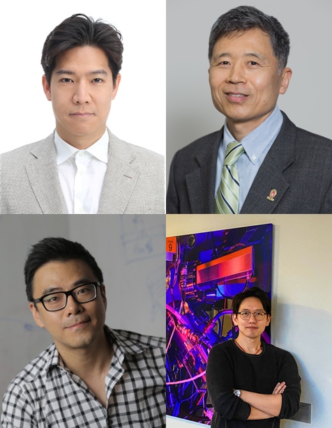 (왼쪽 위 시계방향) 한국원자력연구원 신소재융합기술연구부 이준혁 선임연구원, 위스콘신주립대 엄창범 교수, MIT 금현성 박사, MIT 김지환 교수