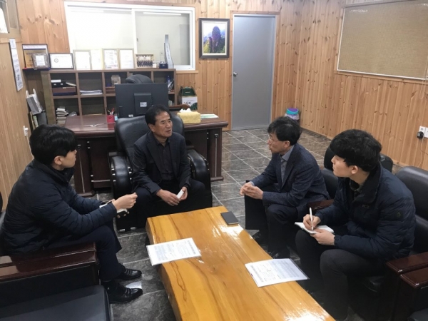 지난 14일 천안·아산 지역의 농식품 수출, 유통, 저장 등 분야별 업체를 방문했다.