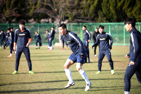 대전하나시티즌 남해전지훈련 모습