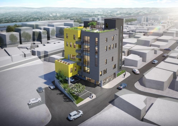 천안시노인회관 조감도