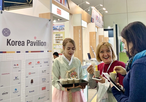 모스크바 식품박람회 현장사진