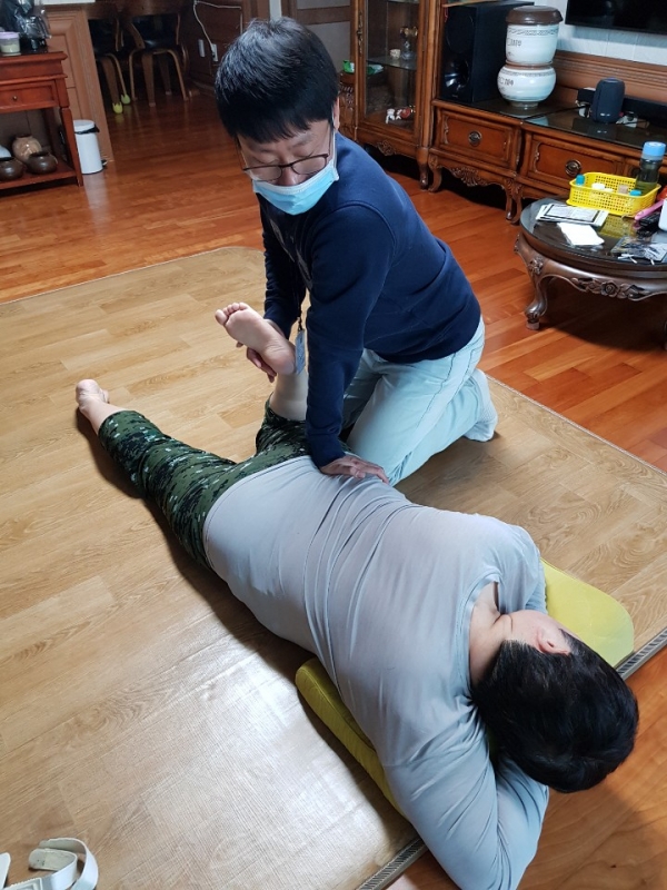 방문재활 프로그램 운영 모습