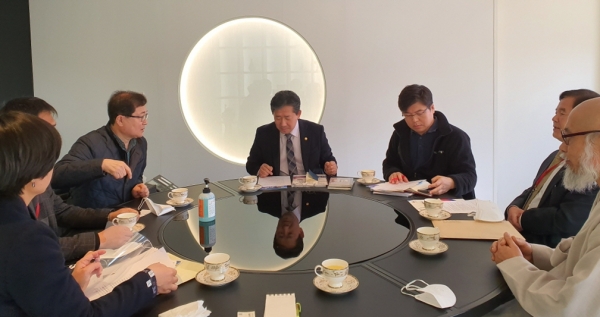 국립충청국악원 유치위 박양우 장관 면담