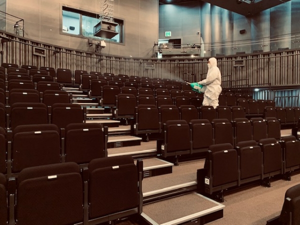 대전예술가의집 코로나19 관련 누리홀 특별소독