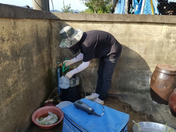 지하수 수질검사 실시