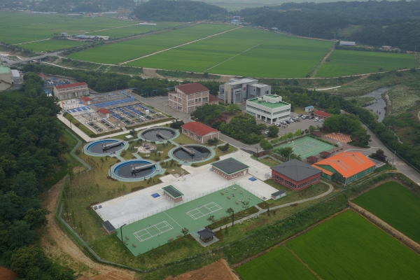 당진 하수처리장 전경